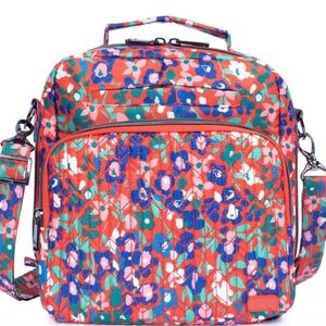 lug Red Multi-Color Floral Ranger Crossbody Bag - Pre-owned